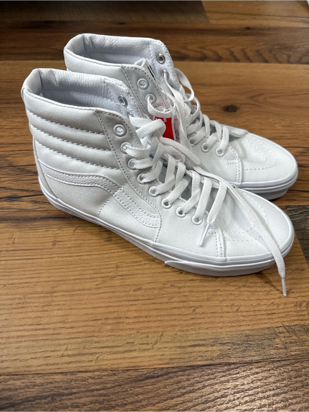 Vans Women's High-Top Lace-Up Sneakers in White